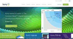 Desktop Screenshot of kony.com